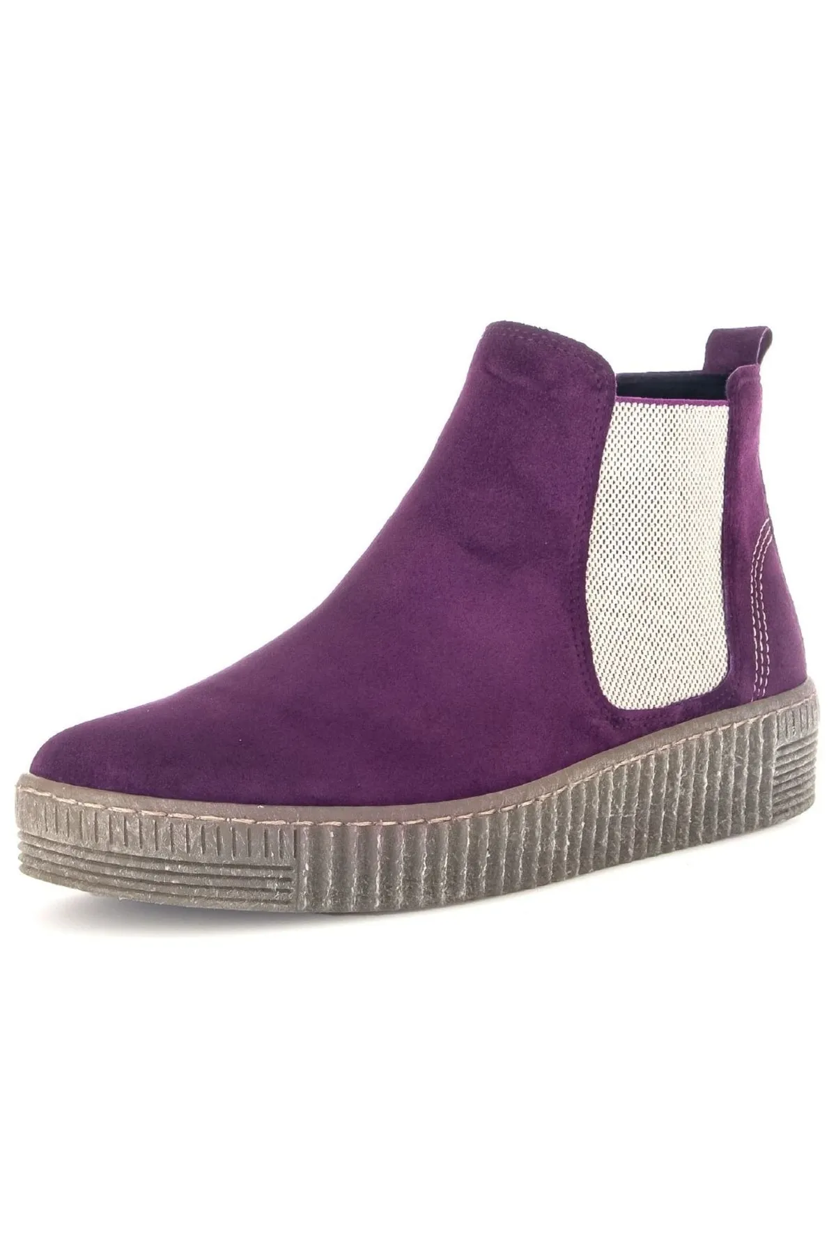 GABOR  Stiefelette - Lila - Flacher Absatz