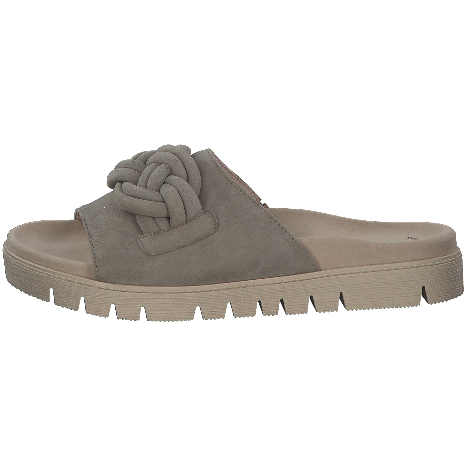 Gabor 43.747, Plateau-Pantoletten, Damen, Beige