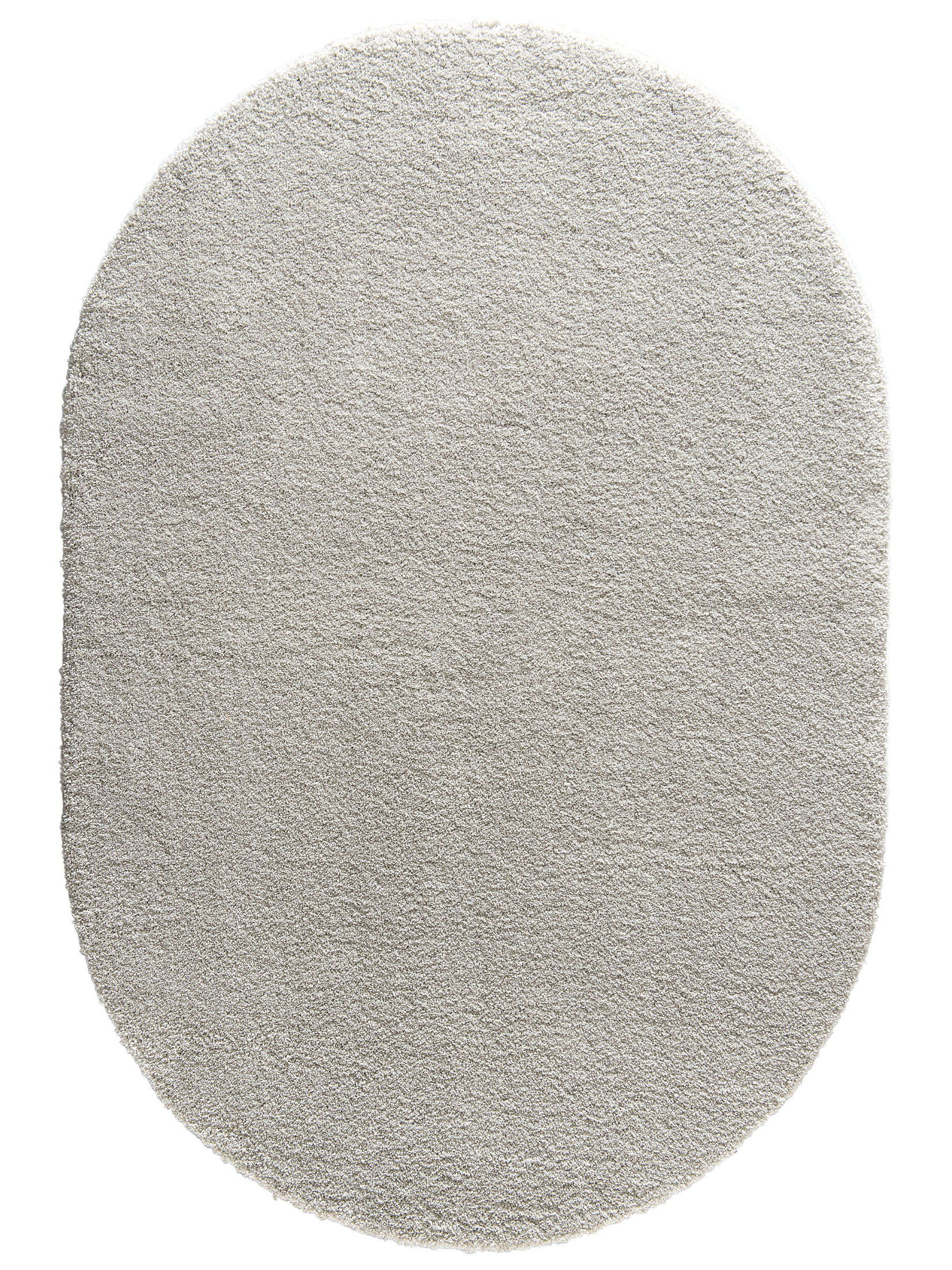 Lounge Hochflor-Teppich, Hellgrau