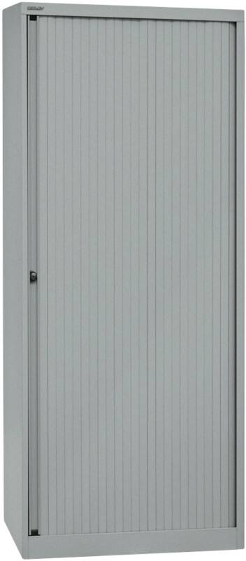 Bisley Rollladenschrank EuroTambour Silber 800 x 430 x 1.980 mm