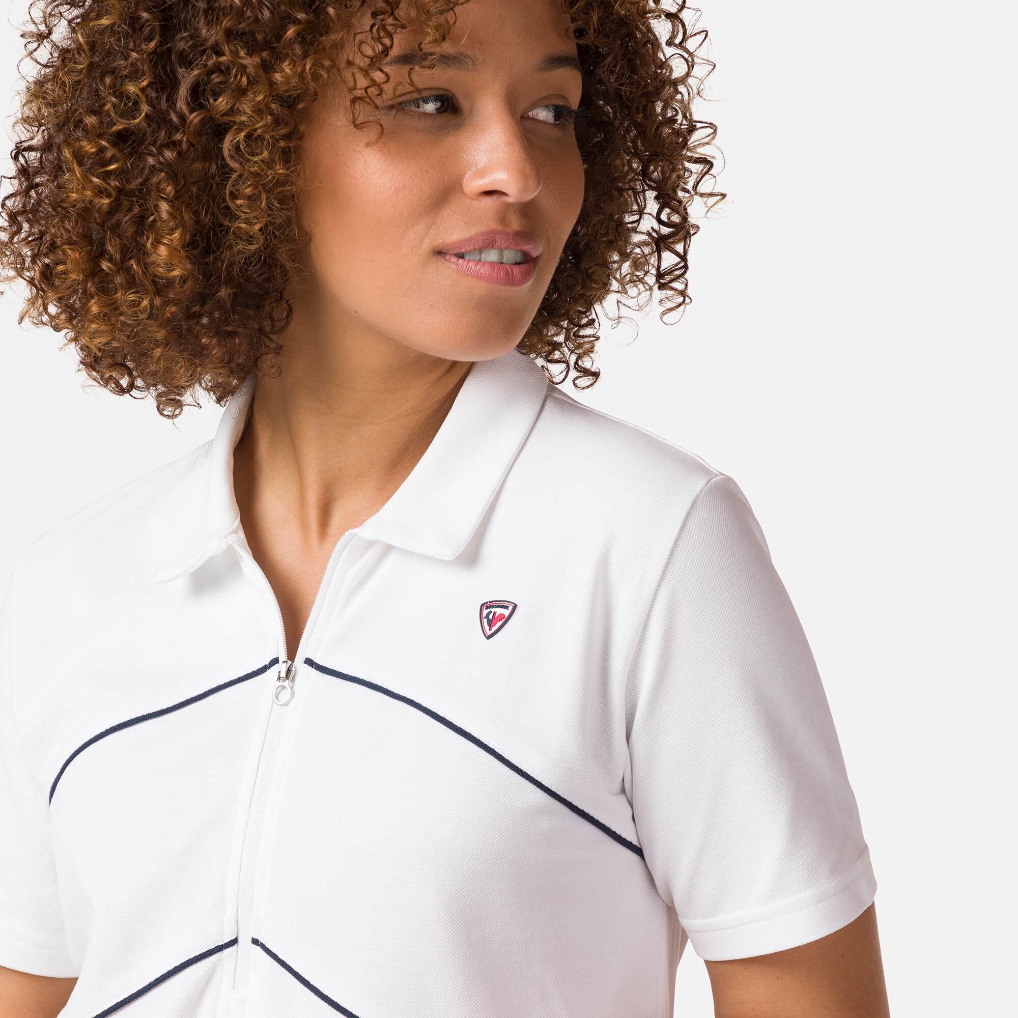 Robe polo femme en coupe ample