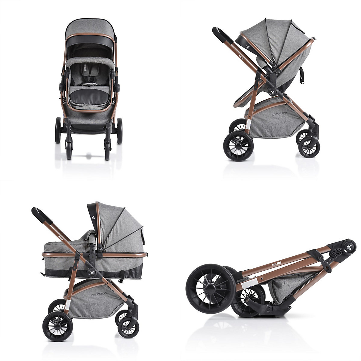 Kombikinderwagen 3 in 1 Milan Kombikinderwagen