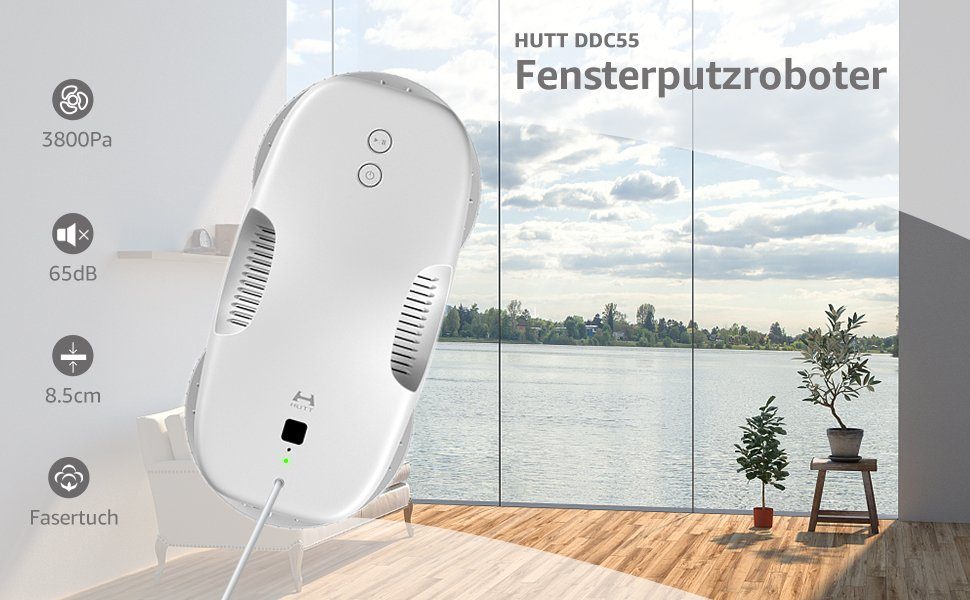 HUTT Saugroboter DDC55, Fensterputzroboter, Intelligente Fensterputzer