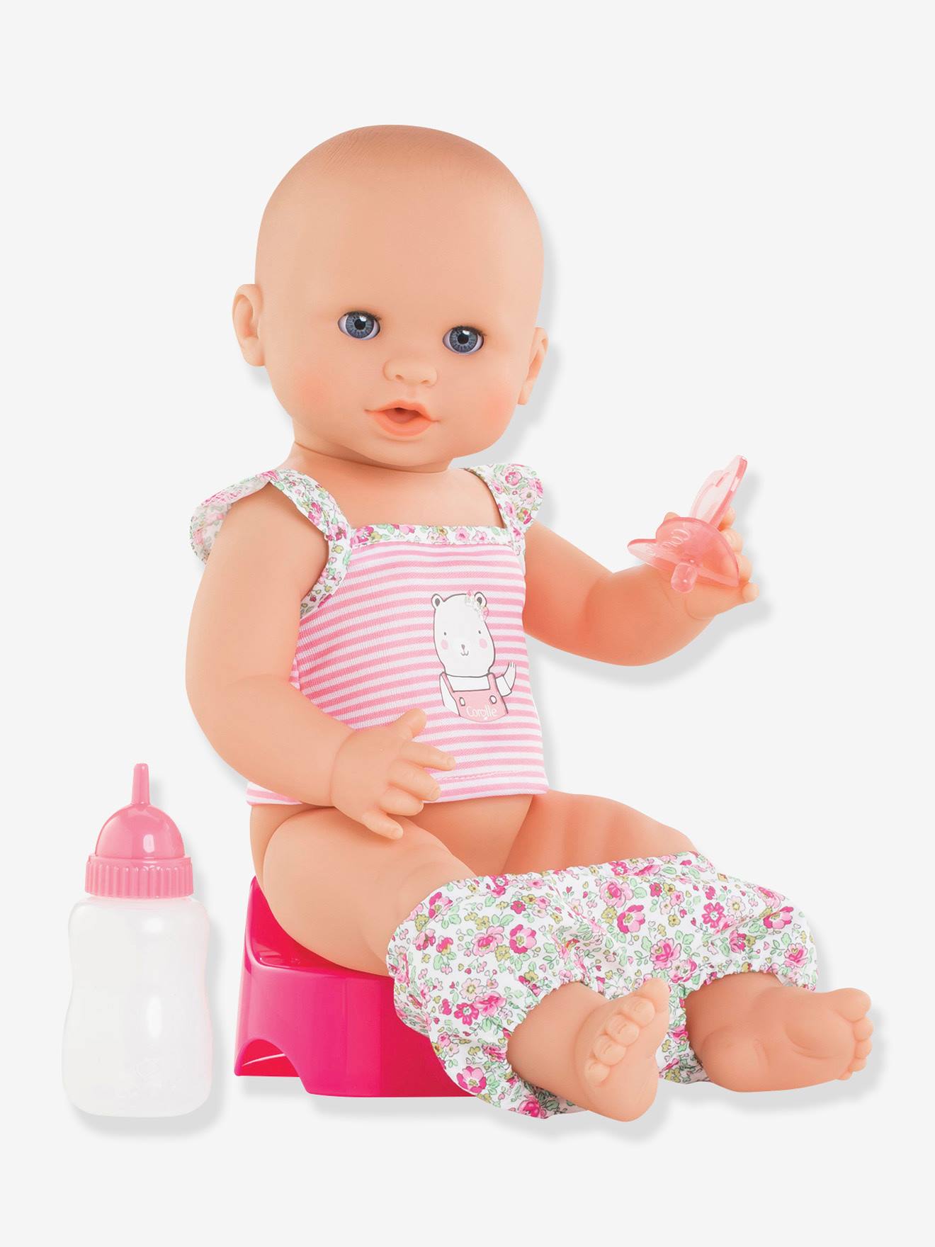 Corolle Babypuppe EMMA mit Töpfchen, 36 cm COROLLE - bonbon rosa