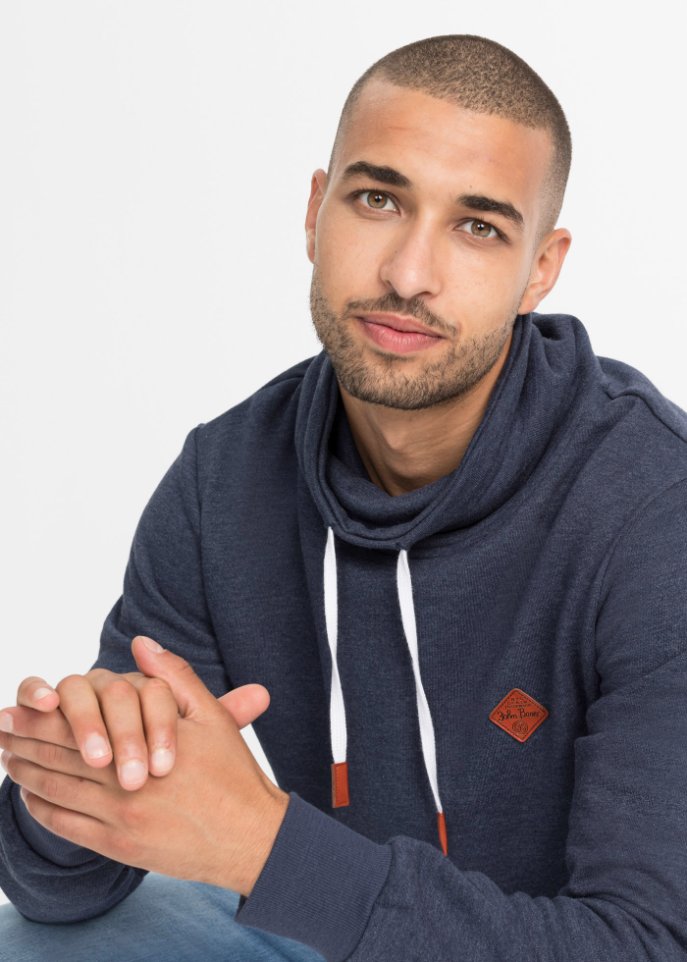 Sweatshirt mit Schlauchkragen