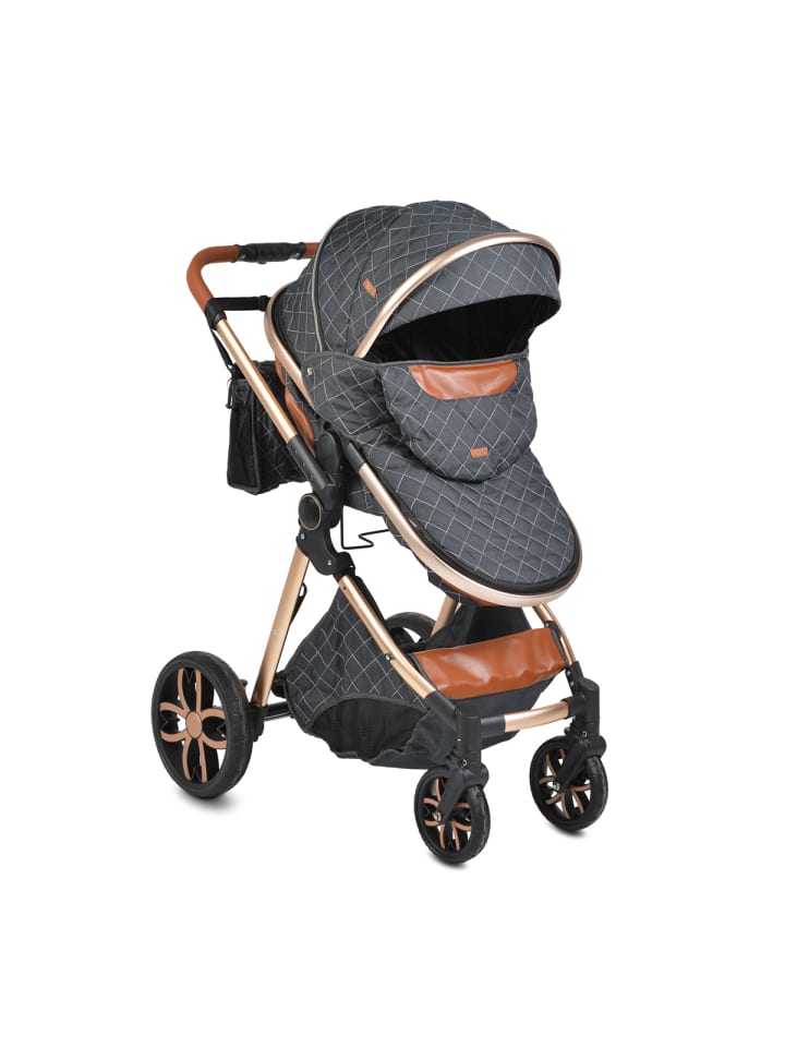 Moni Kinderwagen Alma in schwarz günstig kaufen onesize