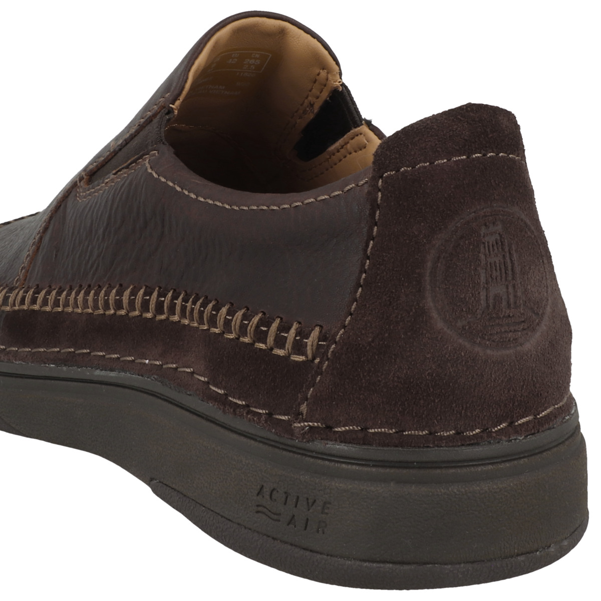 Clarks Nature 5 Walk Slipper dunkelbraun