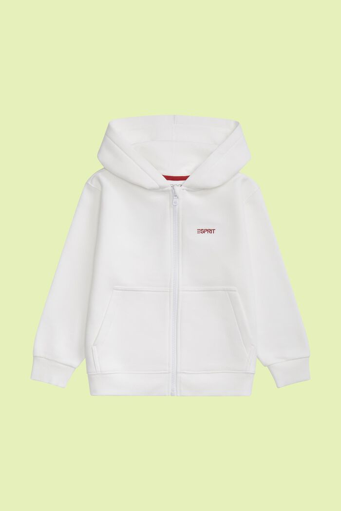 Logo-Kapuzenjacke mit Reißverschluss