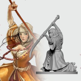 Misaki the Warrior Monk (28 mm)