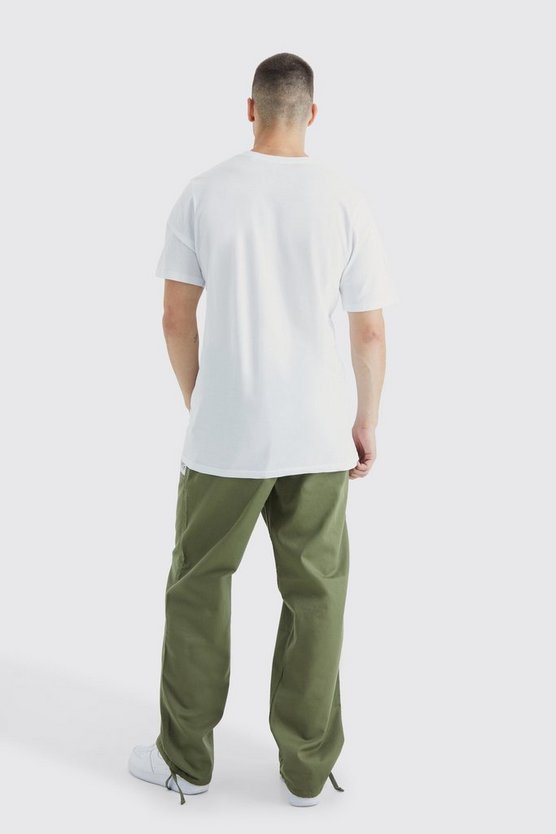 Tall elastische lockere Ripstop Hose mit Etikett