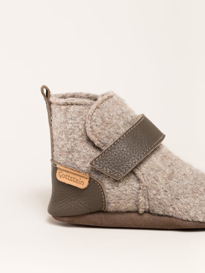 Gottstein Krabbelschuhe Bootee in beige  günstig kaufen