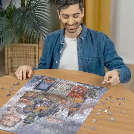Puzzle 1000 Teile - Disney Castles: Belle