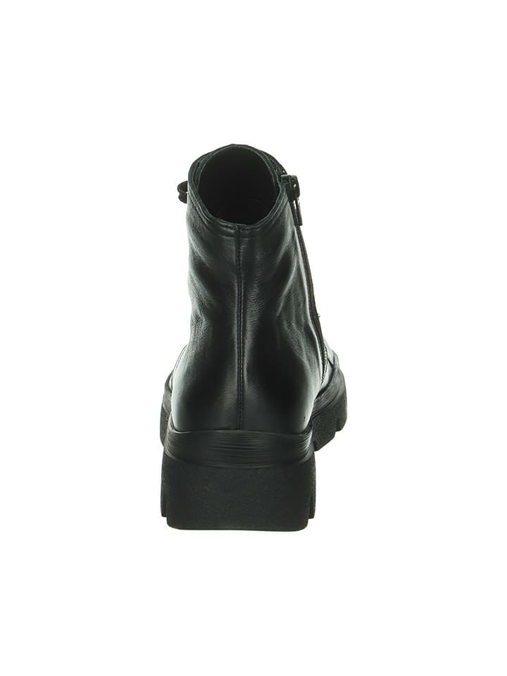 Think! Leder-Boots in Schwarz günstig kaufen