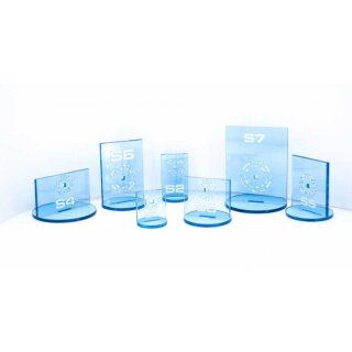 Infinity N3 Silhouette Templates Blue