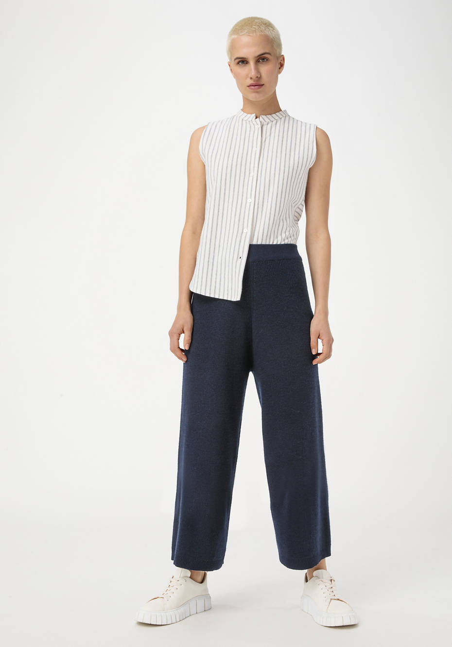 Strick-Hose aus Bio-Baumwolle und Bio-Schurwolle