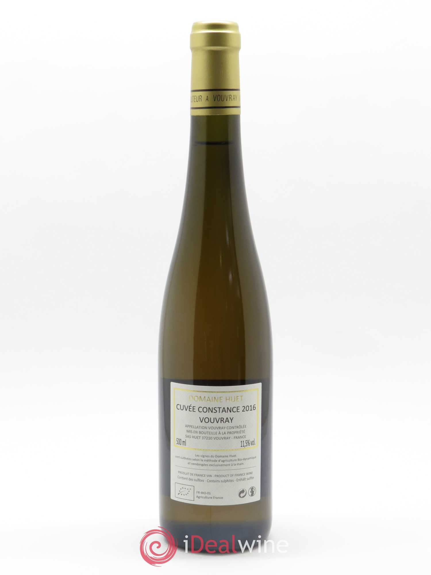 Vouvray Cuvée Constance Huet (Domaine) (50cl) 2016 - Lot de 1 Bouteille
