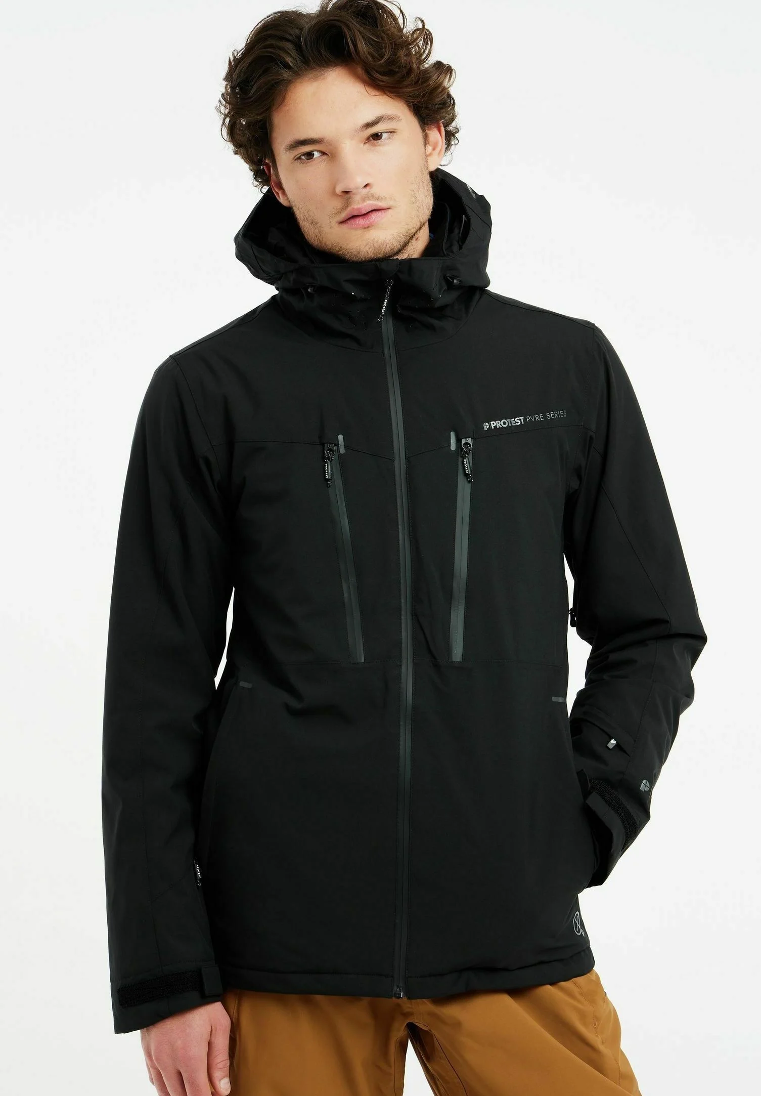 Chaqueta de esquí de protesta
