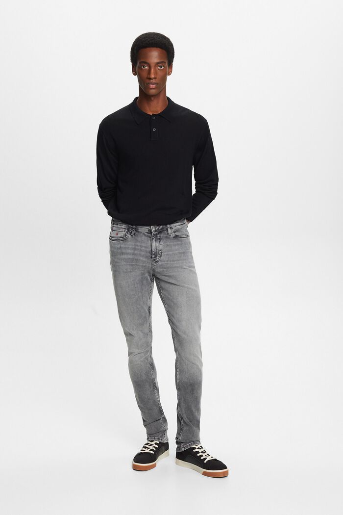 Skinny Jeans mit mittlerer Bundhöhe