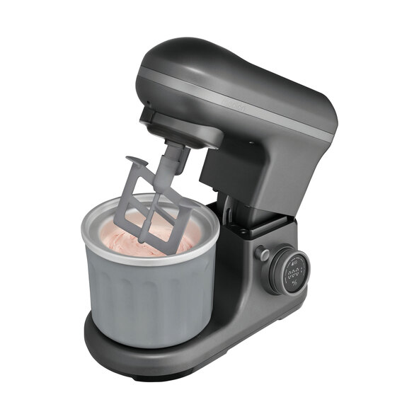 Küchenmaschine Digital mit Eisschüssel, titan (MD 18420)