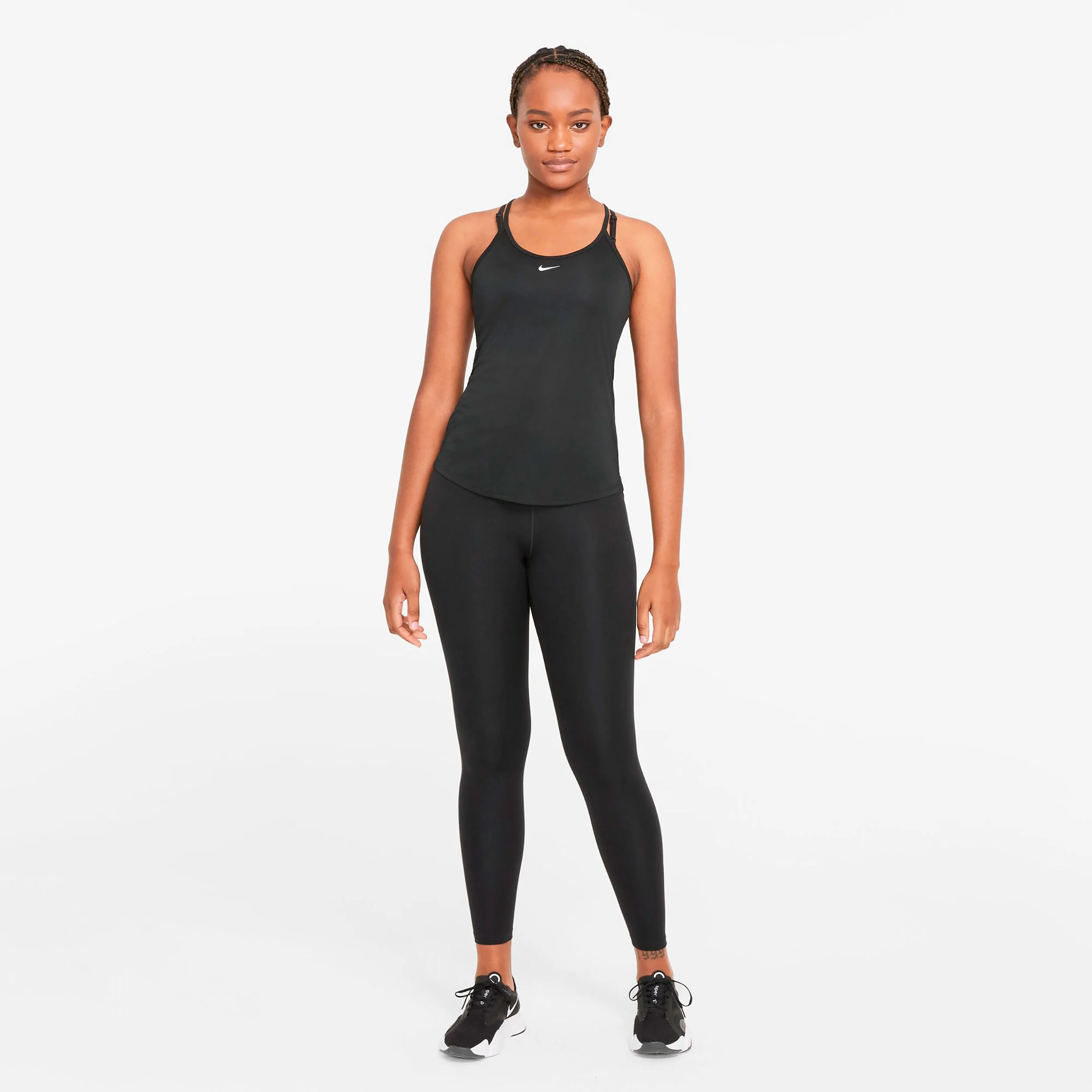 Dri-Fit One Elstka Tank-Top Damen - Schwarz, Weiß