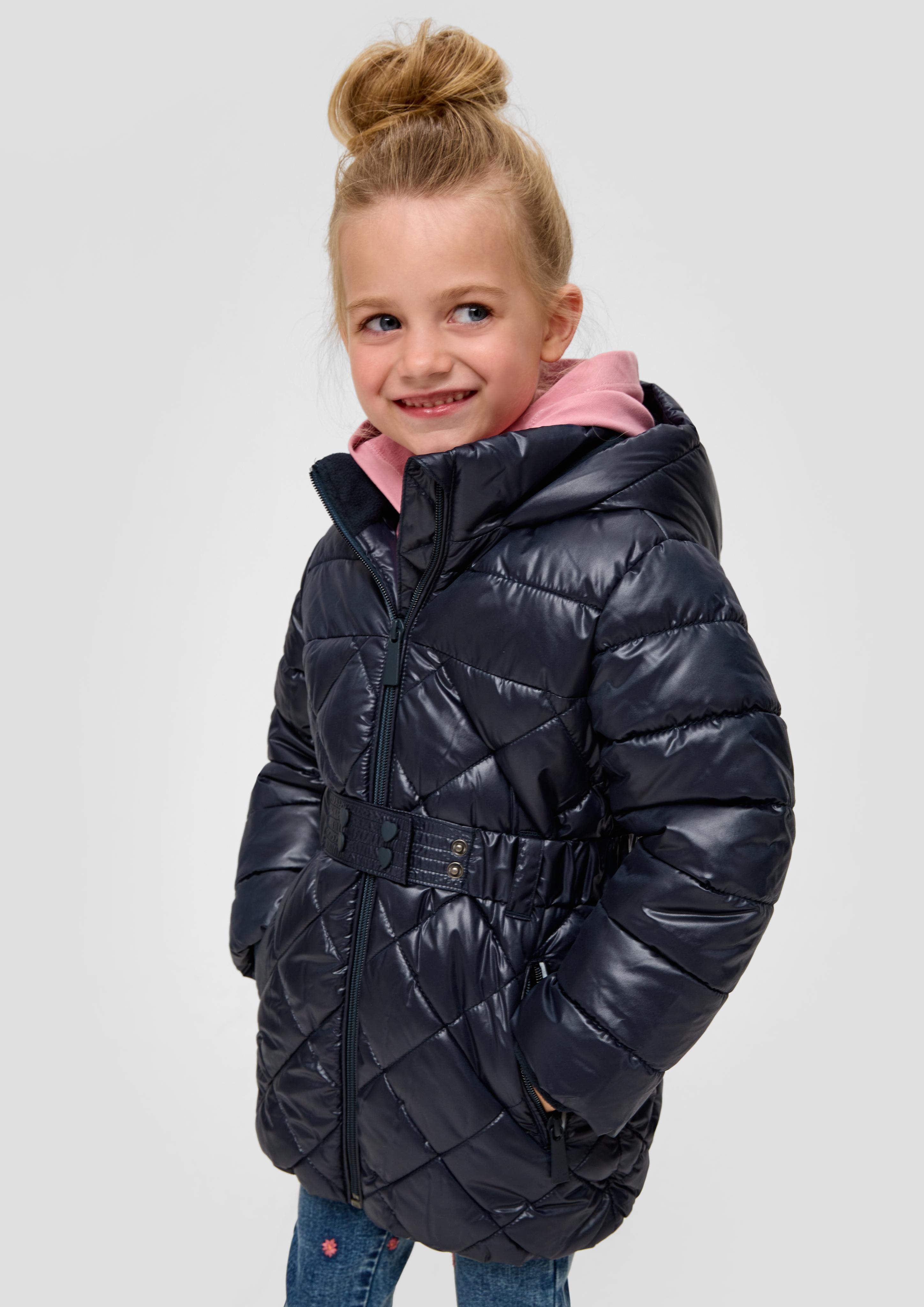 Steppjacke mit Textilgürtel  2132183-5952