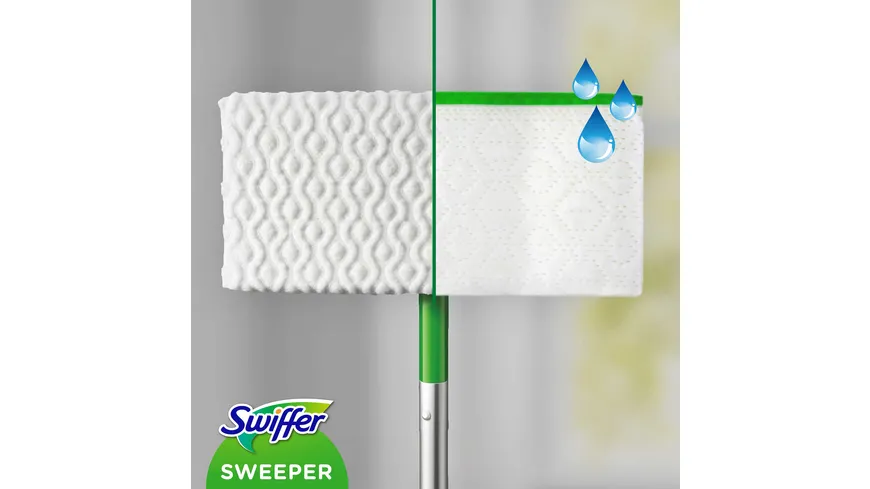 Swiffer Bodenstab Starterset + 8 Trockentücher + 3 Wet Wischtücher Pink