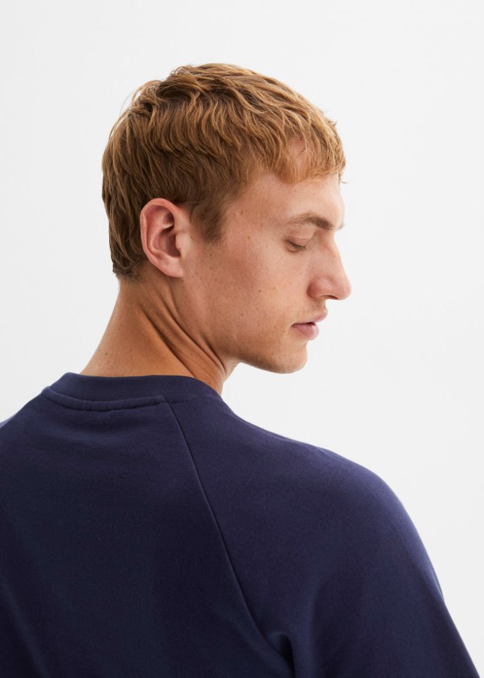 Sweatshirt mit recyceltem Polyester und Raglanärmeln
