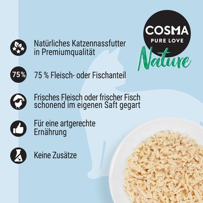 Sparpaket Cosma Nature Frischebeutel 18 x 50 g