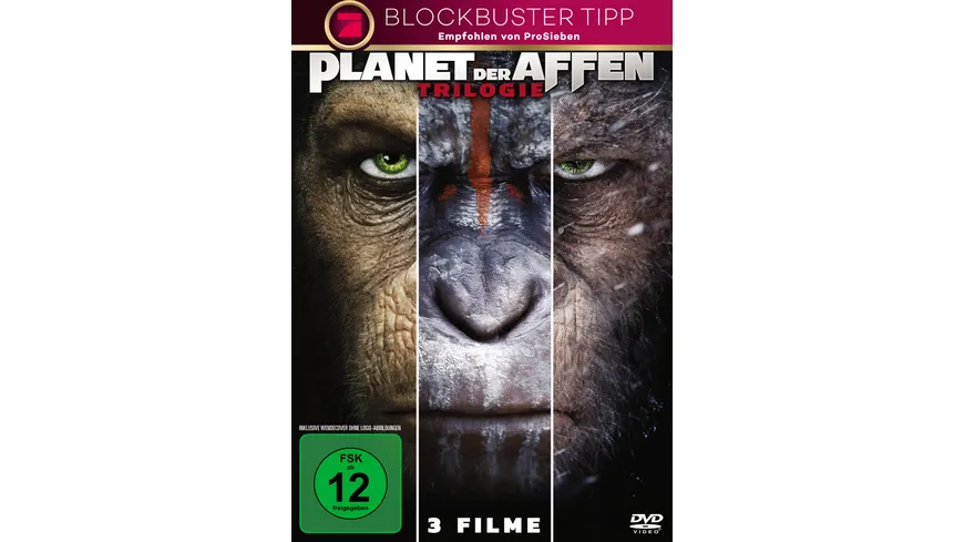 Planet der Affen Triologie [3 DVDs]