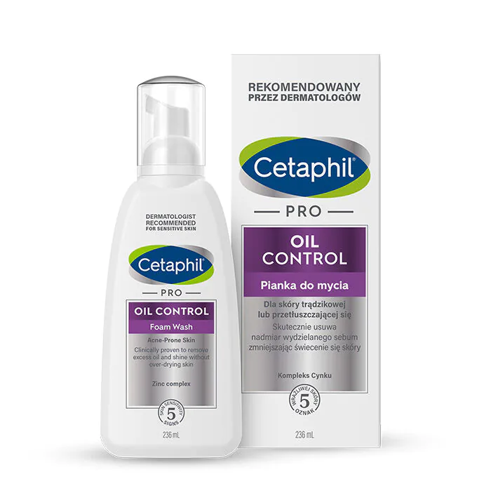 Cetaphil PRO riebalų kontrolės veido valymo putos
