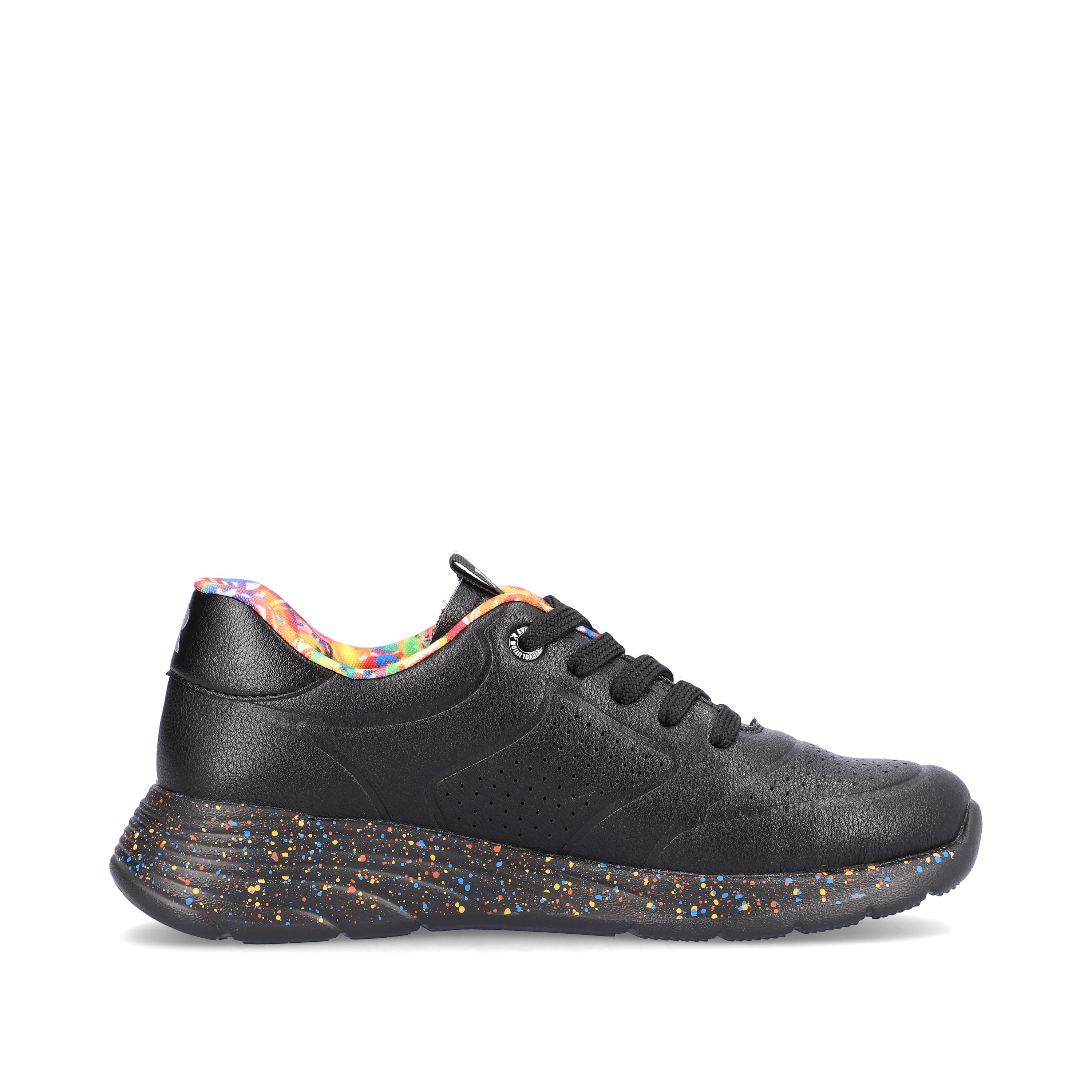 Rieker Damen Sneaker Low urban-black rainbow