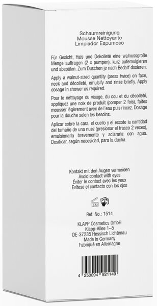 KLAPP Skin Care Science C Pure Foam Cleanser Reinigungsschaum