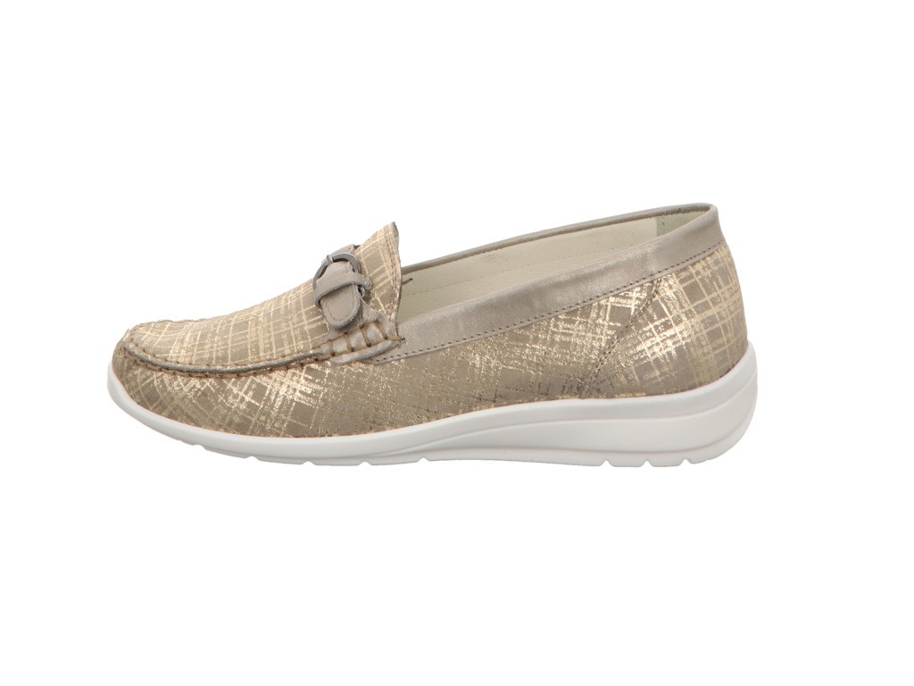 WALDLÄUFER Sportliche Slipper taupe Hinata