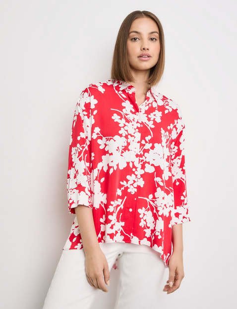 3/4 Arm Bluse mit Floralprint