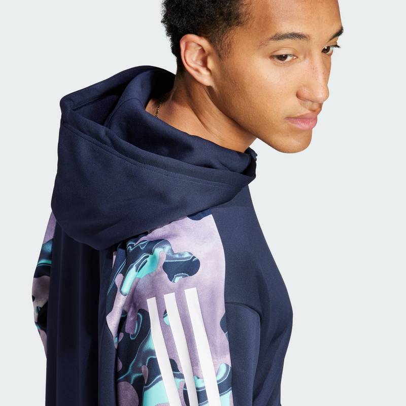 adidas Future Icons Allover Print Hoodie Hoodie Herren