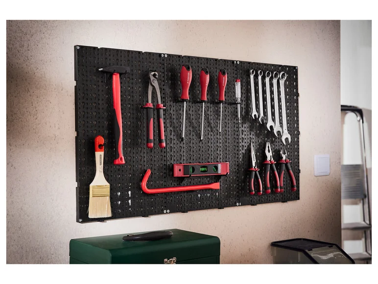 Painel porta-ferramentas de parede PARKSIDE®, 30 peças
