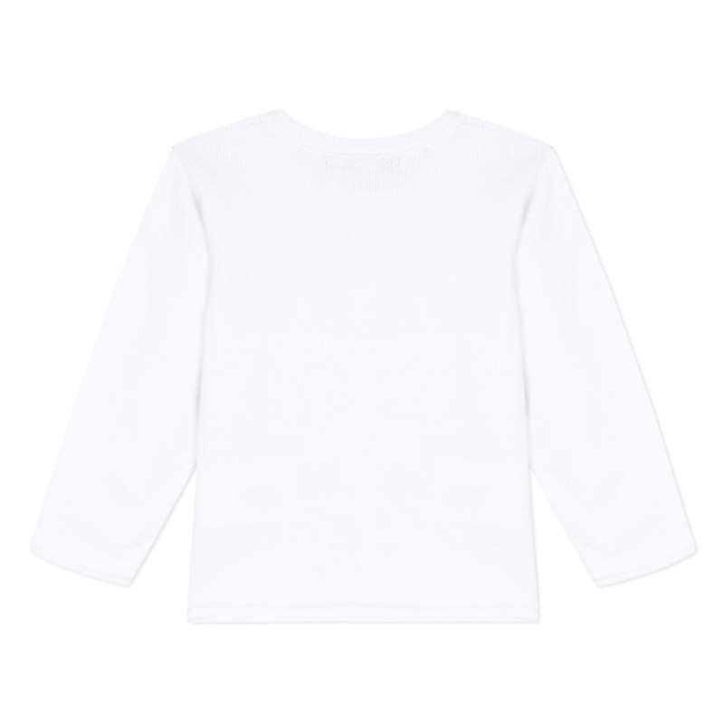 Cardigan en tricot blanc nœud rose naissance Absorba