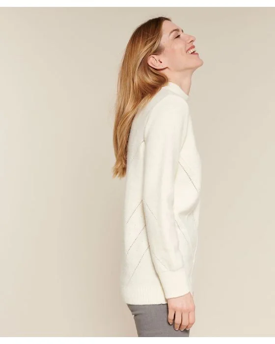 Pull à motif losanges
