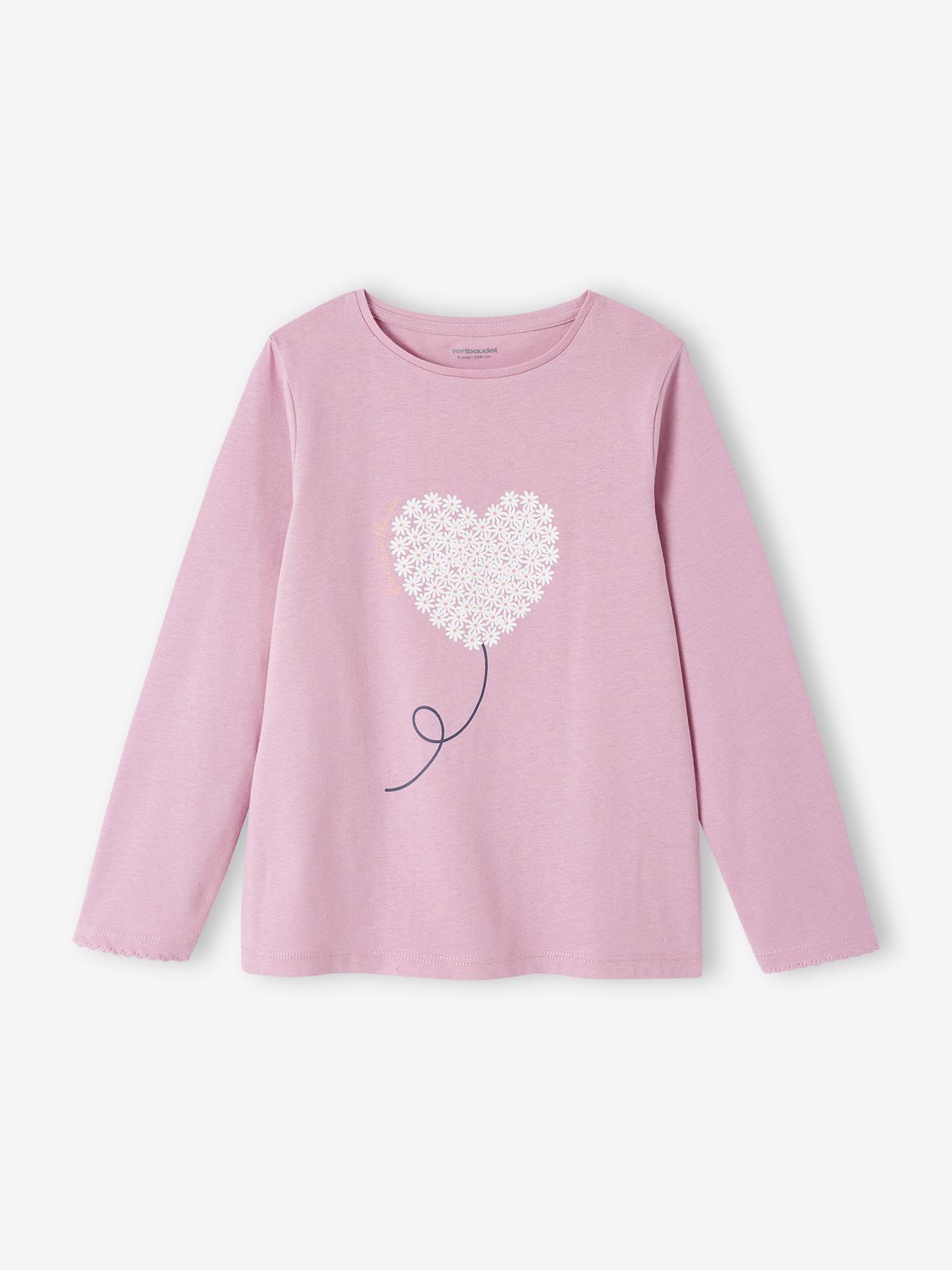 Lot de 2 pyjamas marguerites fille lilas