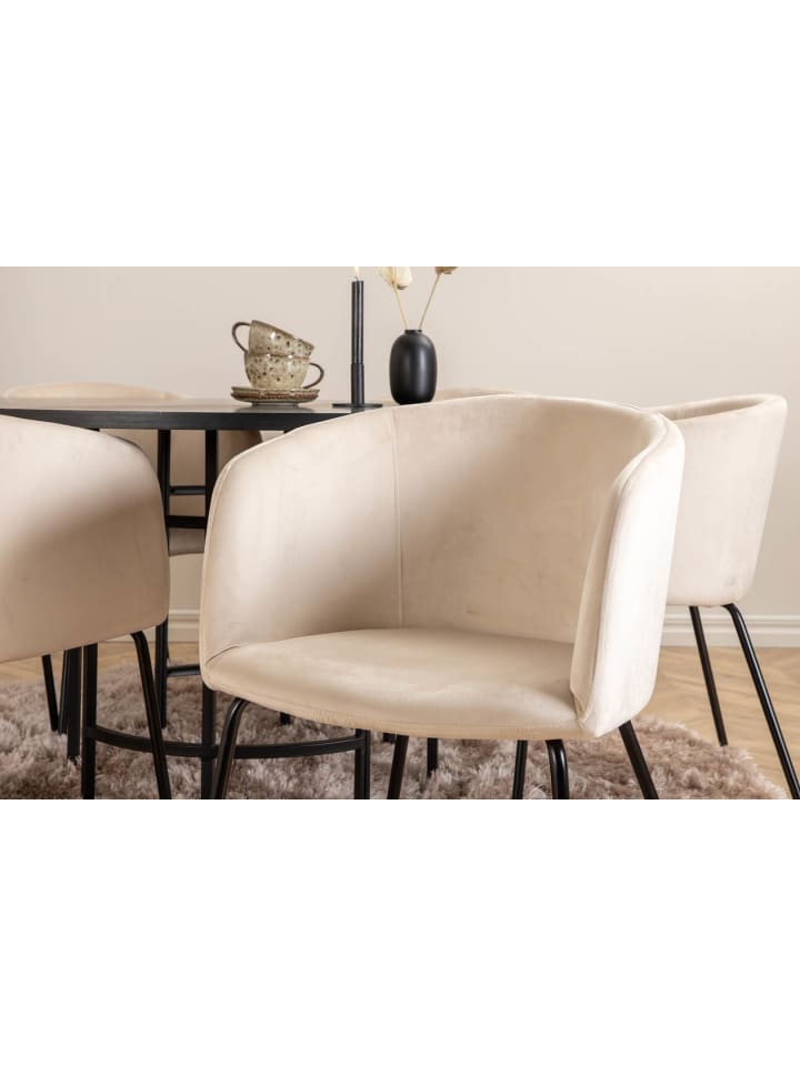 ebuy24 Essgruppe Copenhagen 1 Beige 140 x 140 cm günstig kaufen onesize