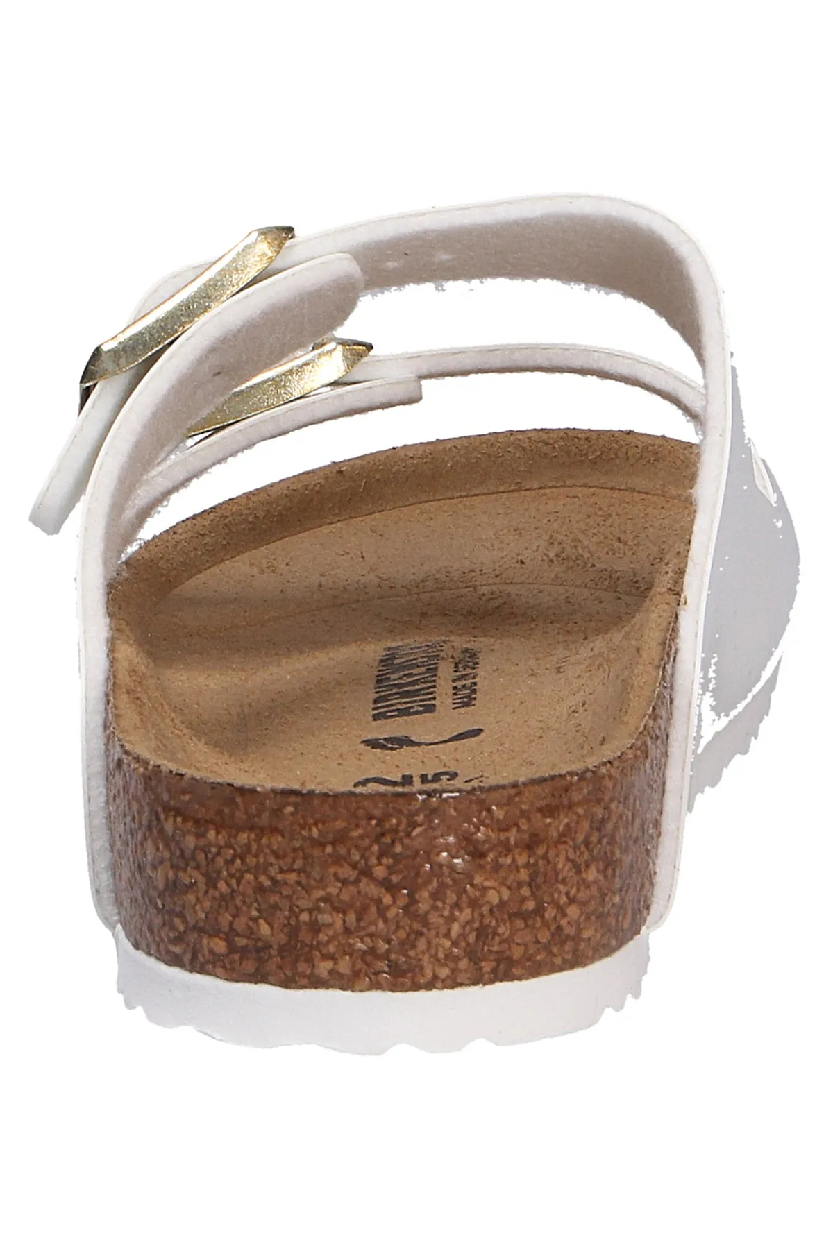 Birkenstock  Pantolette - Weiß - Flacher Absatz