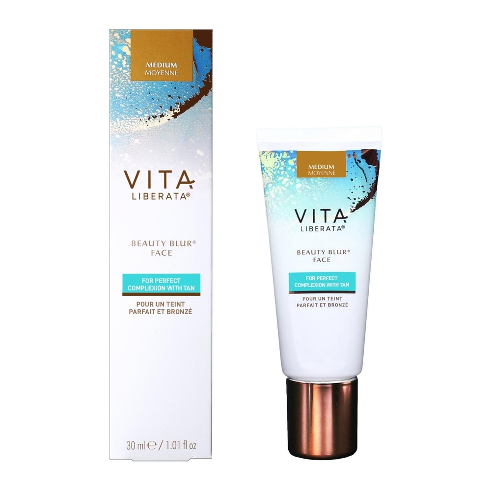 Vita Liberata Vita Liberata Beauty Blur Face Avec Autobronzant 30ml - Moyenne Apprêt maquillage