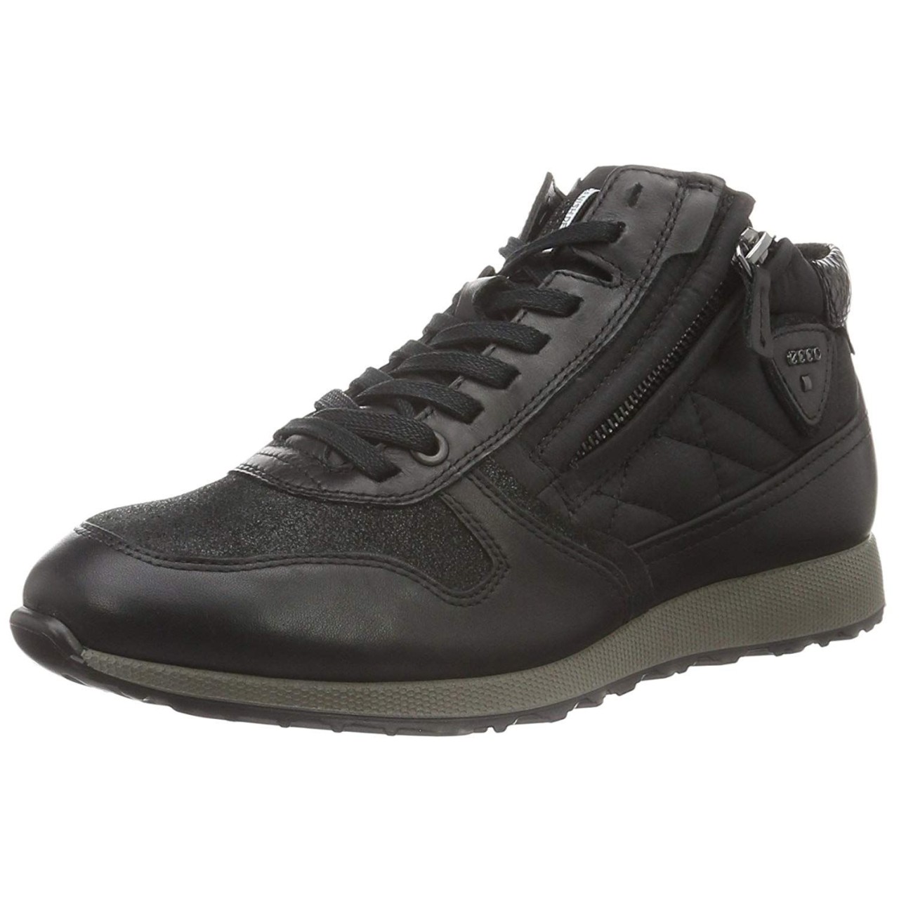ECCO Schnür-Stiefeletten schwarz