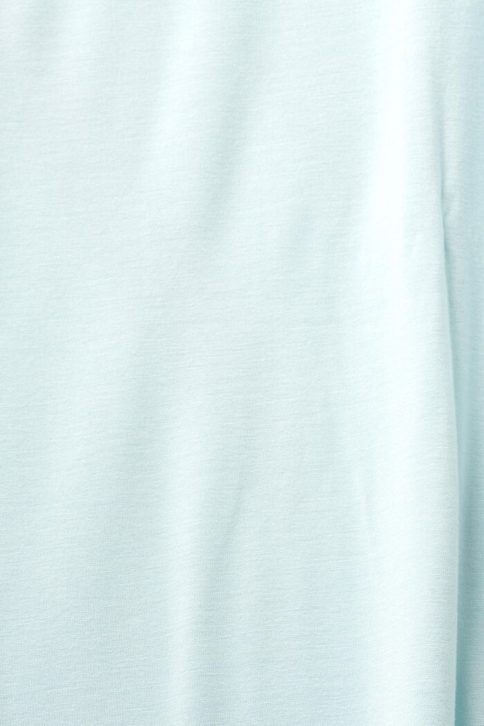 T-Shirt mit Metallic Print, LENZING™ ECOVERO™