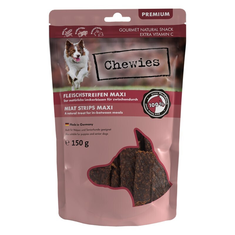 Chewies Snacks Chewies Fleischstreifen Pferd 150 g