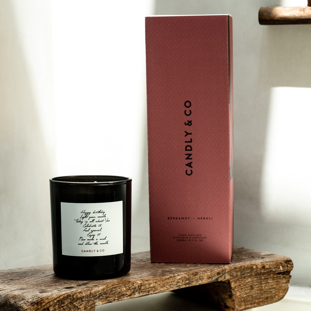 Difuzor Candly&Co št. 5 Bergamot / Neroli