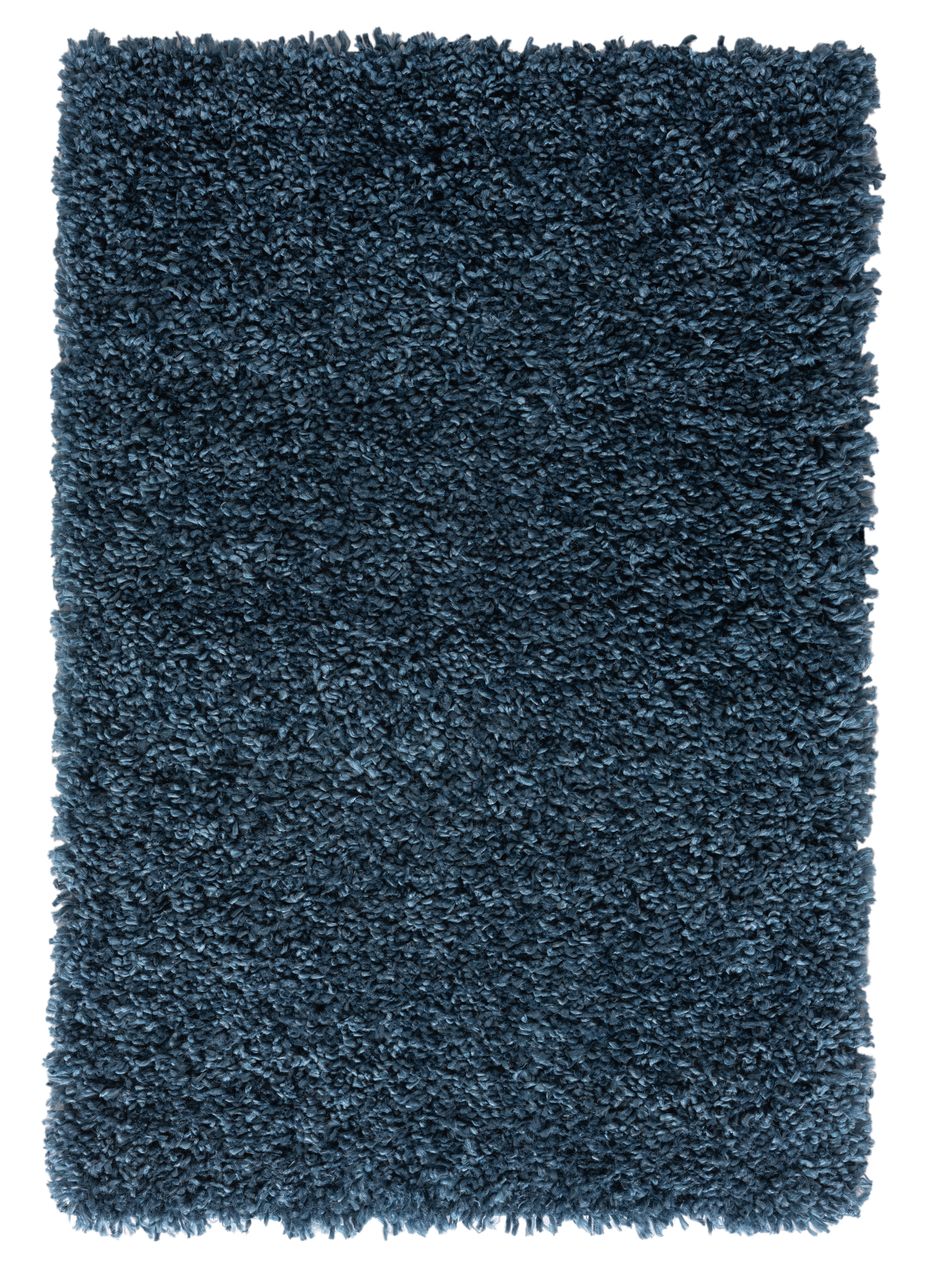 MyFlair Teppich Elodie, 60cm x 90cm, Farbe Dunkelblau, rechteckig, Florhöhe 37mm