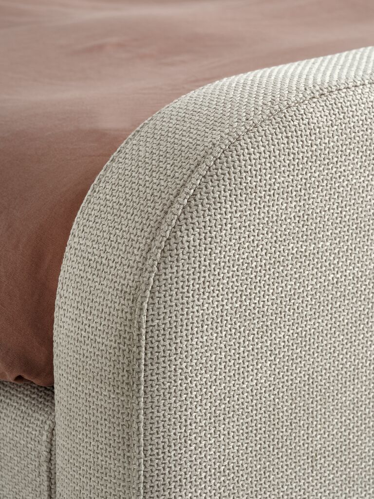KONGSBERG Estrutura de cama KONGSBERG 160x200cm tecido bege