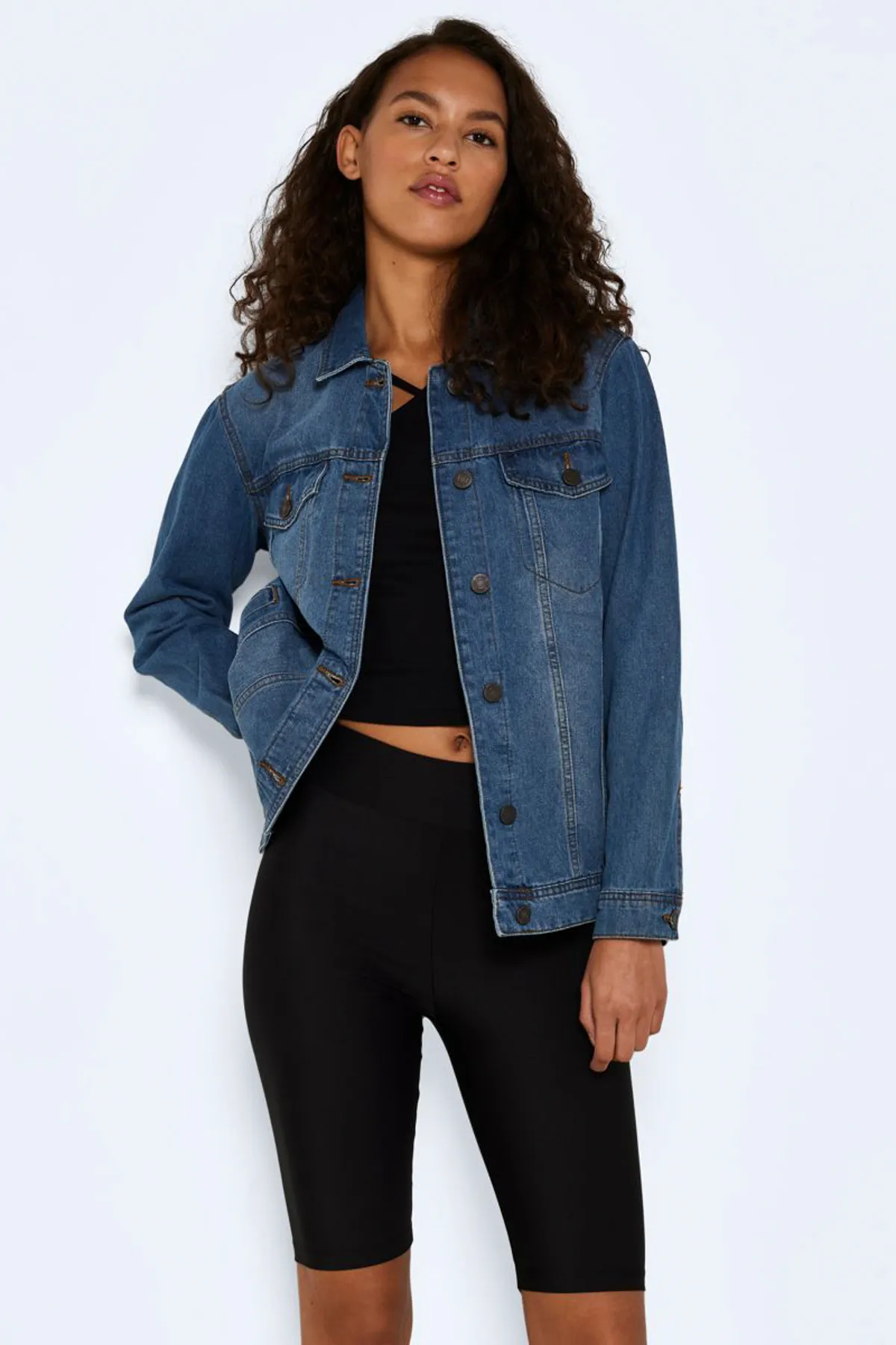 Noisy May  NMPARLA HW SOLID BIKER SHORTS