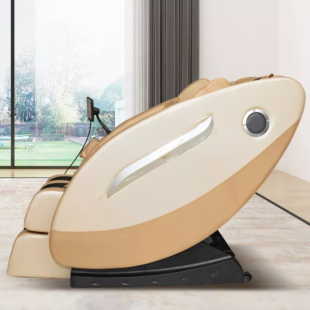 Happy Home Happy Home elektrischer Massagesessel mit Airbag Massage für Arme, Beine und Schultern creme